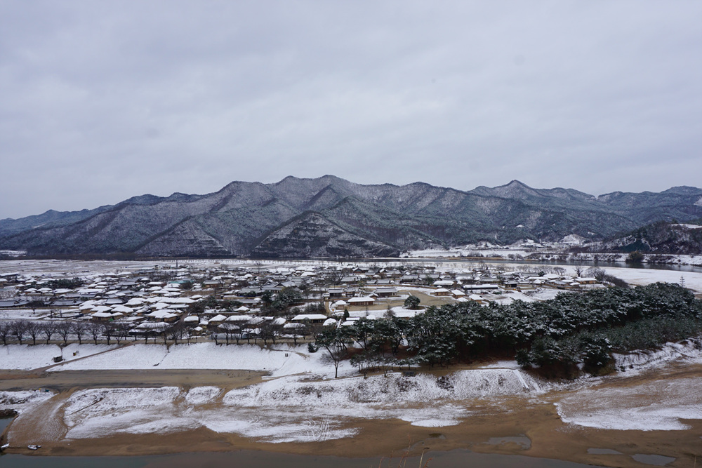 Hahoe Village in Winter