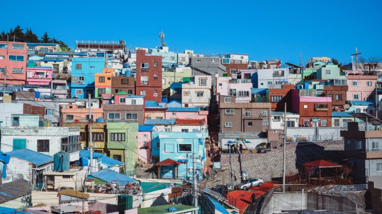 Gamcheon Culture Village, located in the Korean coastal city of Busan