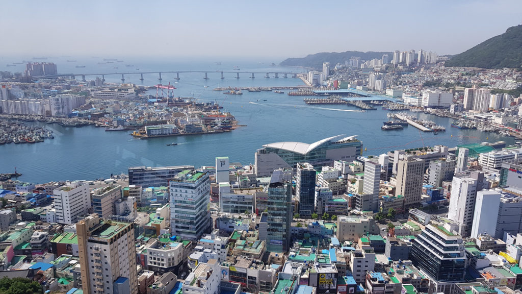 Busan View from Busan Tower
