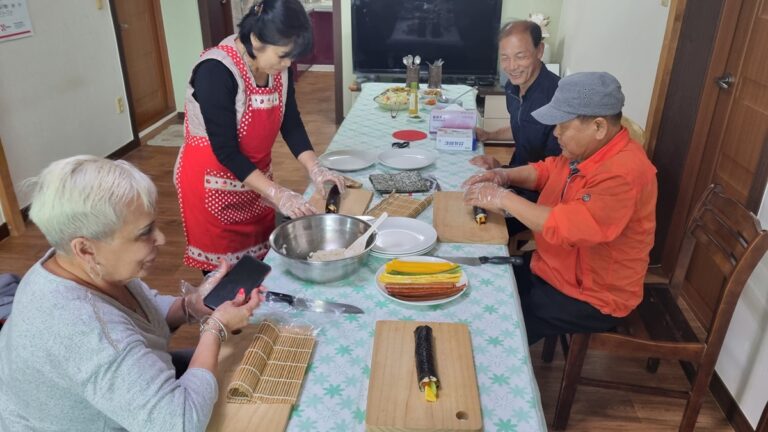 Korea farm lunch